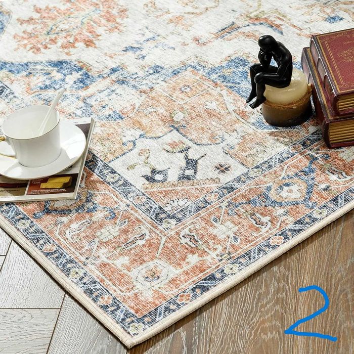 TOPICK Килимче за врата 150 x 90 см, перещ се, супер тънък