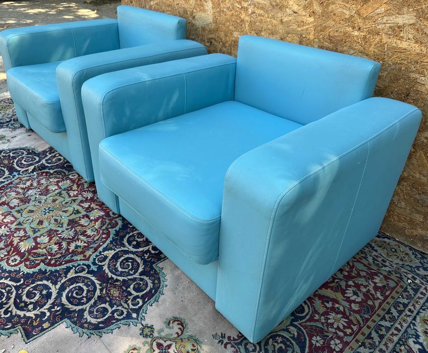 3 buc Fotoliu confortabil tip Scoica; Fotoliu fix tapitat