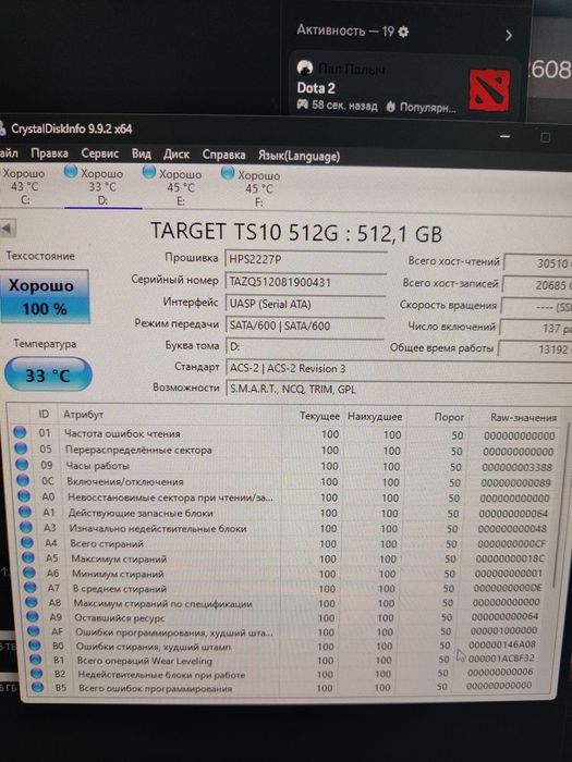 SSD 512Gb Target