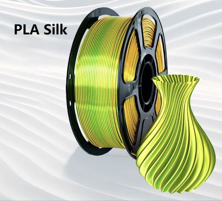 PLA SILK филамент пластик для 3д принтера