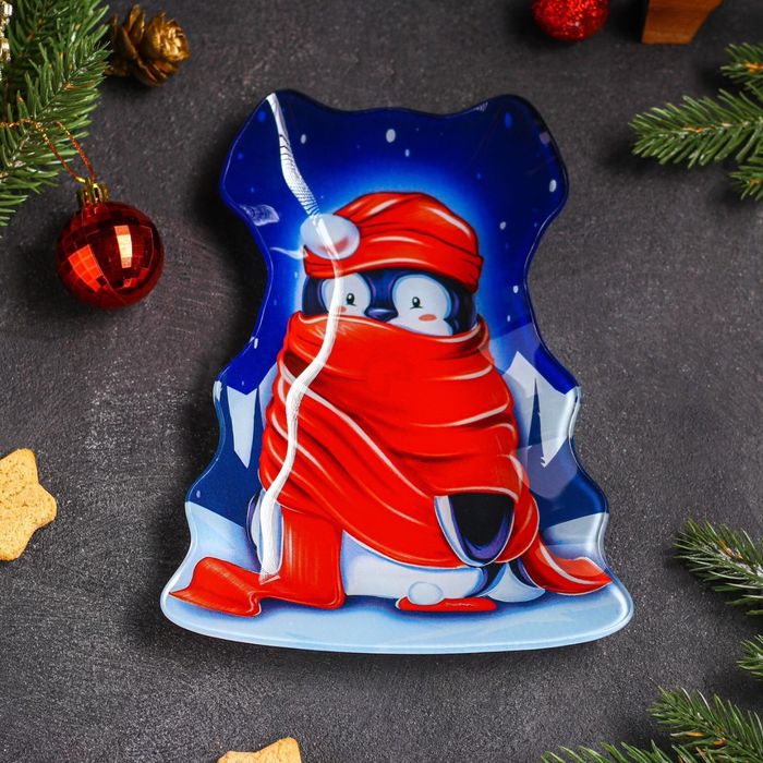 Тарелочки новогодние