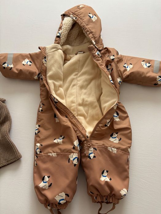Водоотблъскващ гащеризон на H&M / Космонавт с допълнителна шапка към него 80 р-р