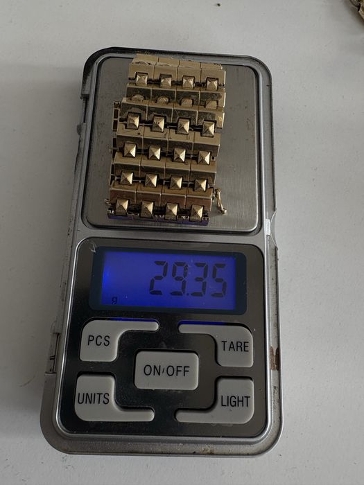 Златна гривна 14 карата