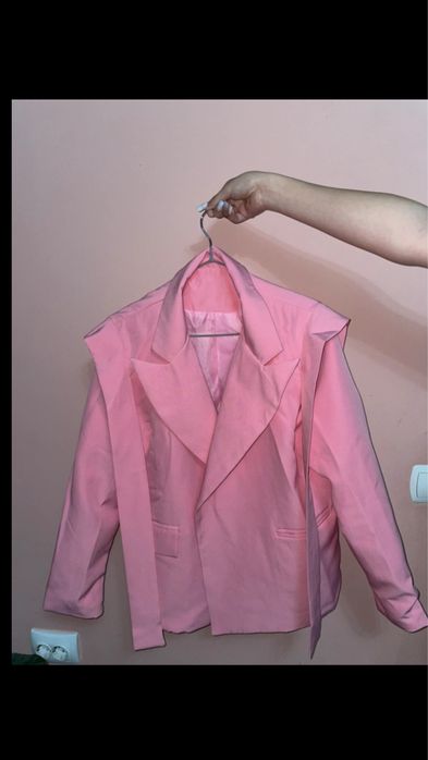 Sacou elegant roz