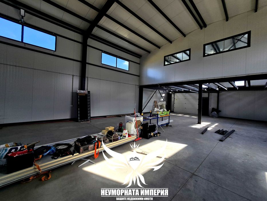 Под наем помещение/склад/цех 600кв. с двор 900кв. в гр.Куклен