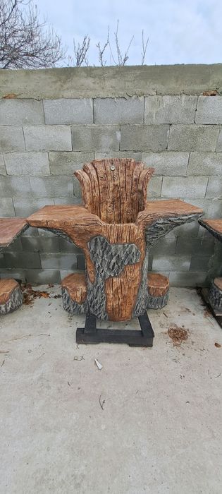 Градинска мивка от декоративен бетон