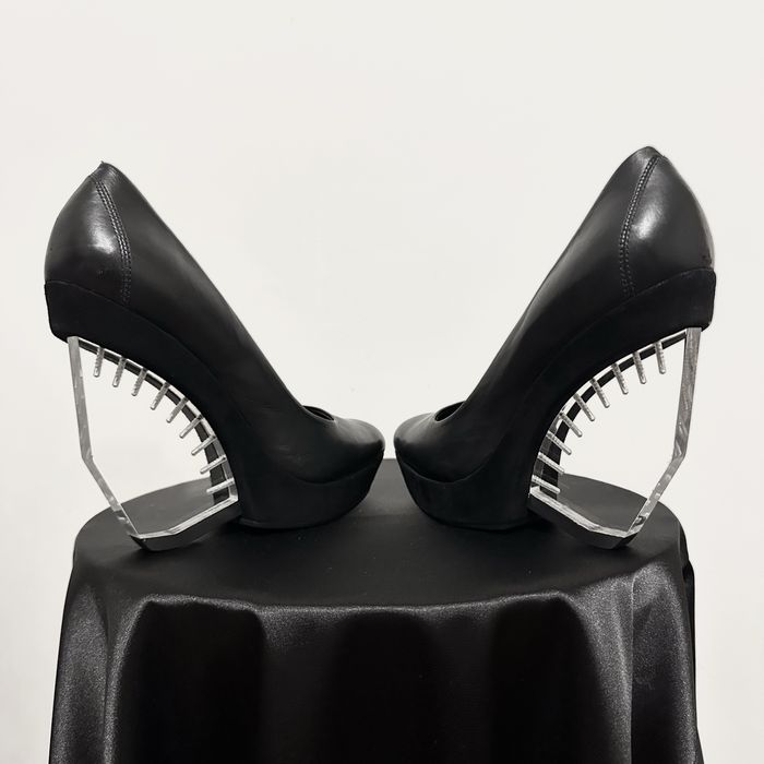 AllSaints Spitalfields оригинальные авангардные кожаные туфли