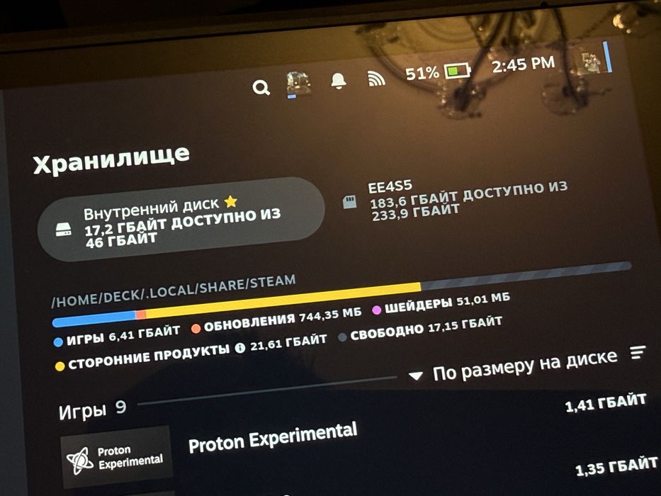 Steam Deck LCD 256gb EAC идеальное состояние