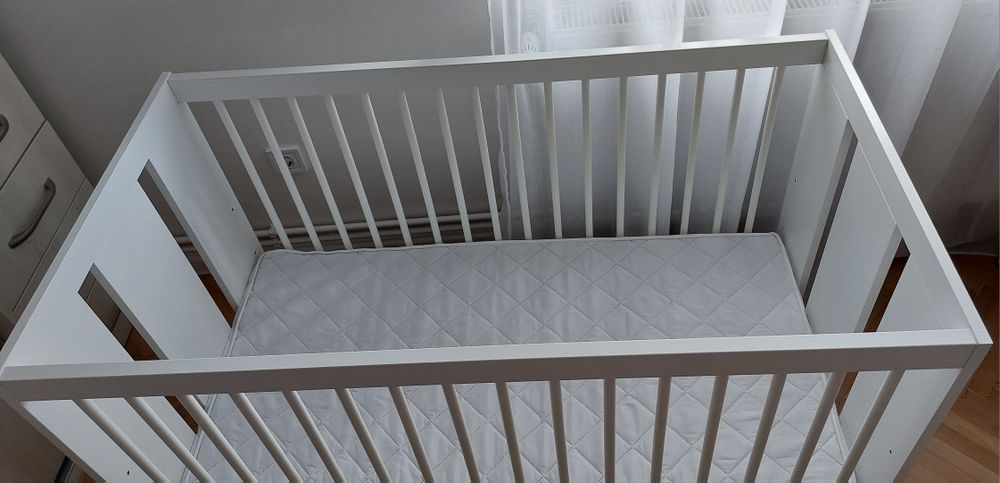 Patut 120x60 cu saltea cocos