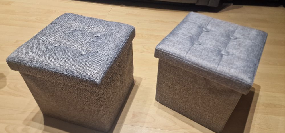 Set tabureți cu spațiu depozitare