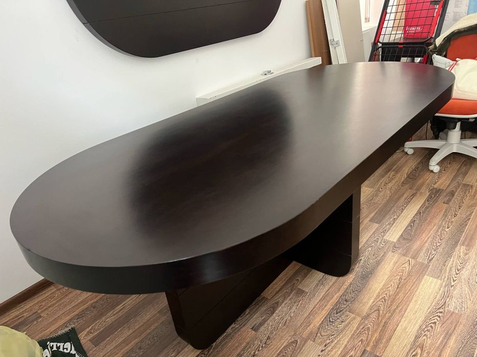 Masa masiva Ovala dining  Mobexpert 220cm Lx100cm l