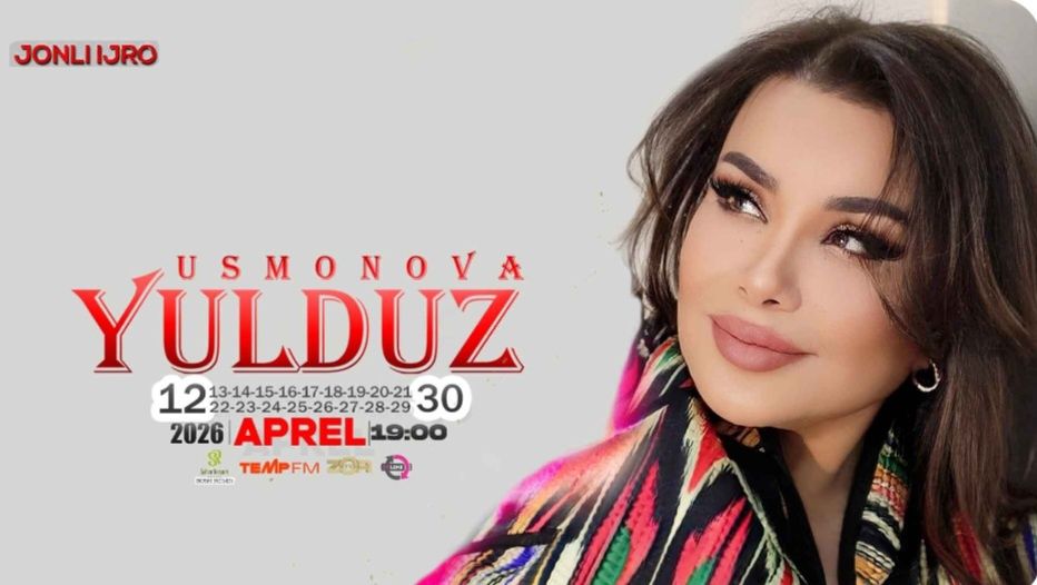 Yulduz Usmonova konsertiga biletlar bor arzon narxlarda
