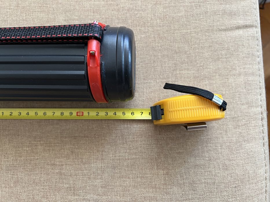 Tolbă ajustabilă mică / tub plastic documente - S