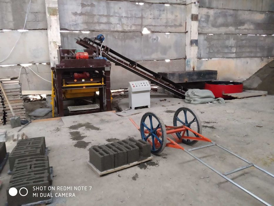 Блок гишт, евро шлакоблок ишлаб чикариш цехи , тайер бизнеси сотилади