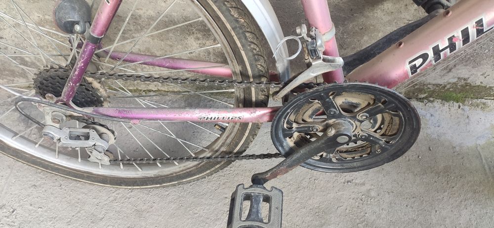 Велосипед на ходу