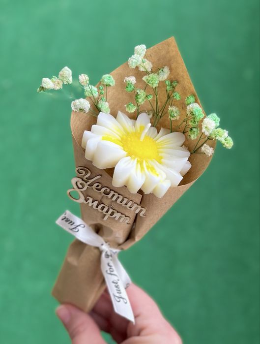 Мини ароматни букетчета от соев восък