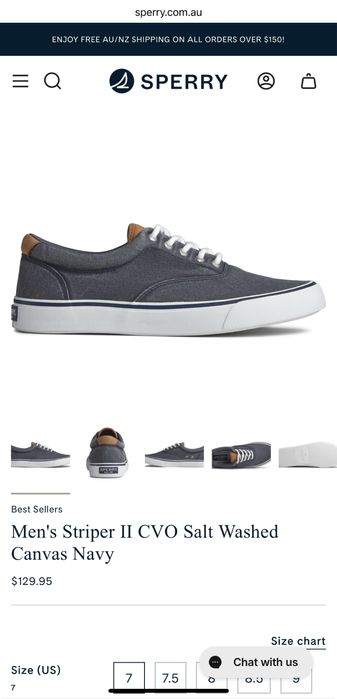 Teneși Sperry CVO Navy Canvas – Sneaker Clasic