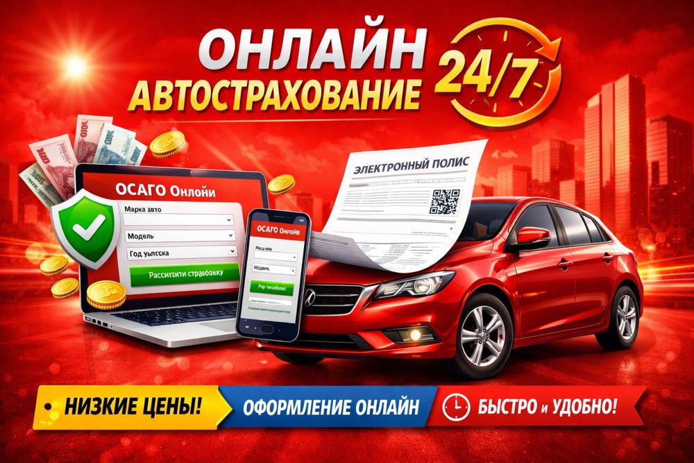 Авто - Страхование онлайн 24/7