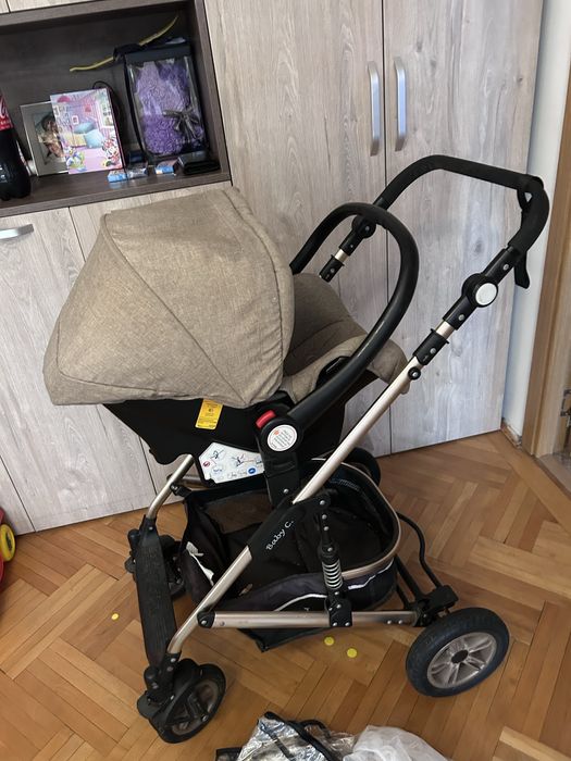 Carut Baby C 3 in 1 cu scoica , landou si toate accesoriile acestuia .
