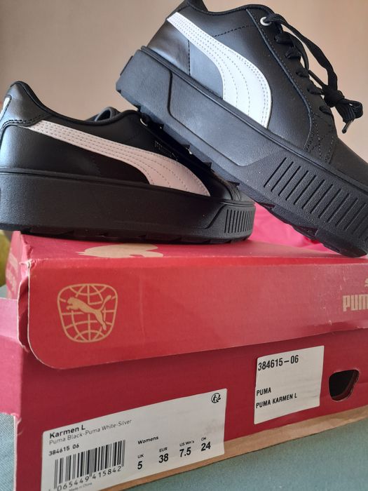 Pantofi Puma, piele naturală, originali, noi