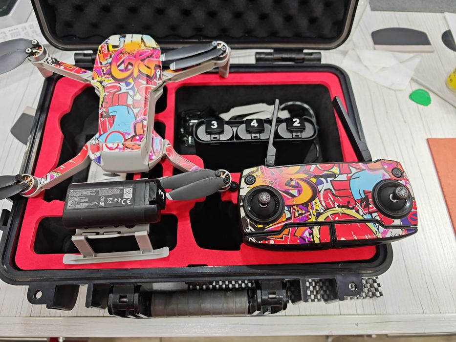 Drona dji mini pachet fly more combo