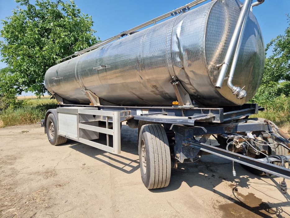 Remorcă Cisternă inox 16400l Cisternă apă bazin apă