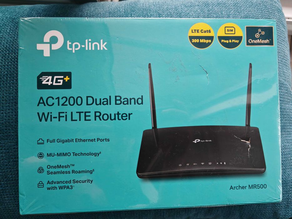 Router Wireless TP-Link Archer MR500 4G+ Cat6 AC1200 Dual Band