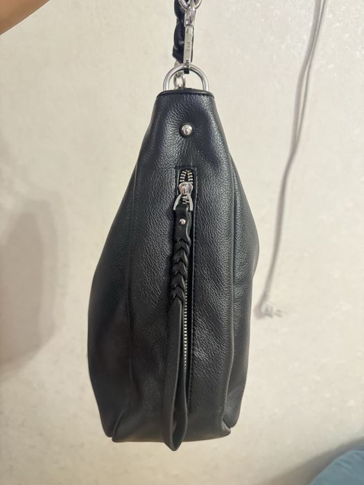 Сумка женская черная кожа