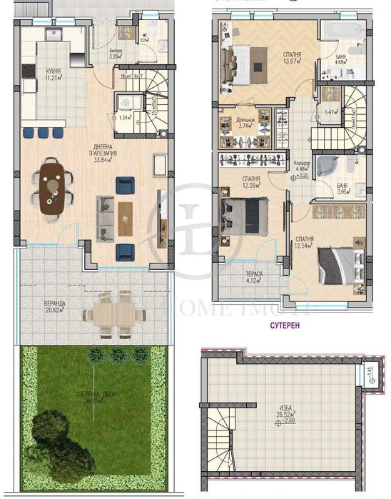 Реф. 2291 Къща / Двуетажна с Двор / Остромила