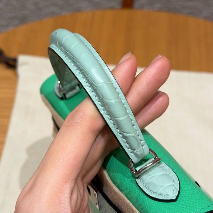 Geanta Hermes Kelly Madame Alligator 20