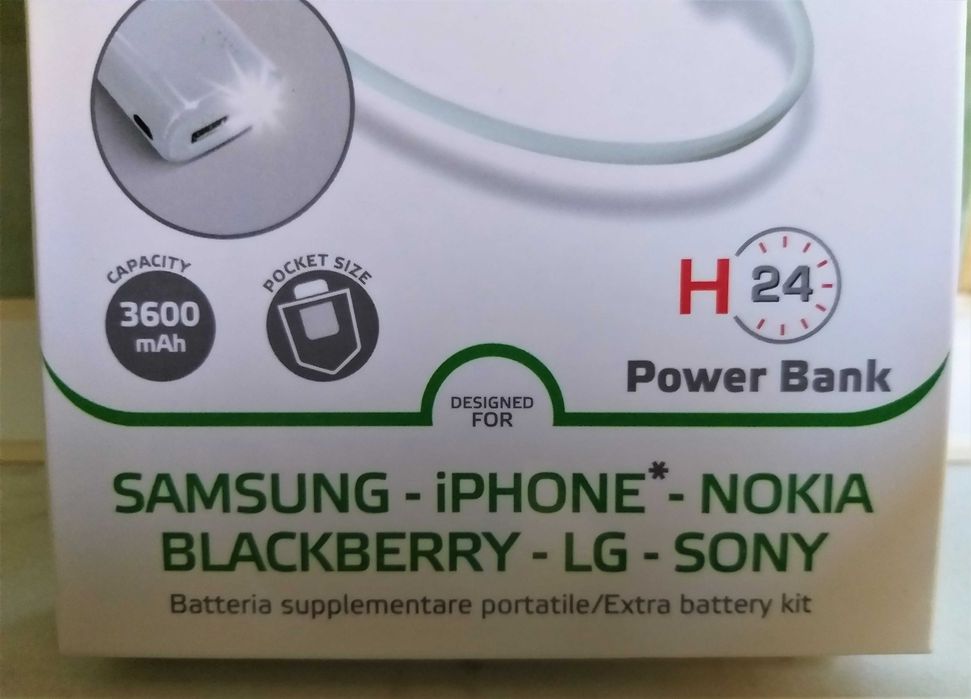 Baterie externa portabila Power Bank Celly 3600mAh (noua - sigilata)