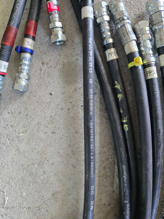 Set 6 Furtune Hidraulice NOI Yokohama 1/4" – 280 Bar – Sertizate Fabrica