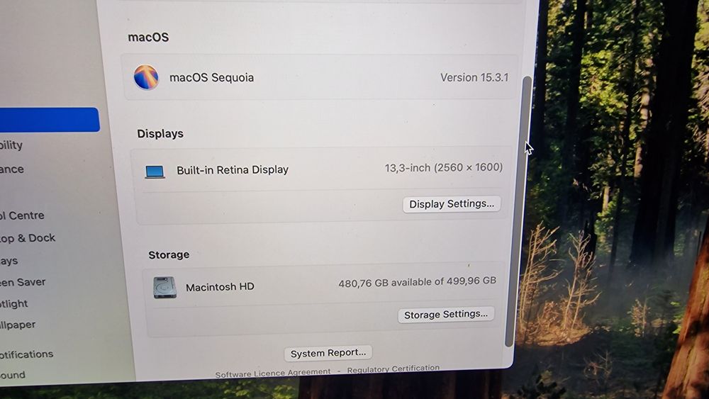 Macbook Pro 13 A2251 2020 intel core i5 16gb ram 512gb ssd