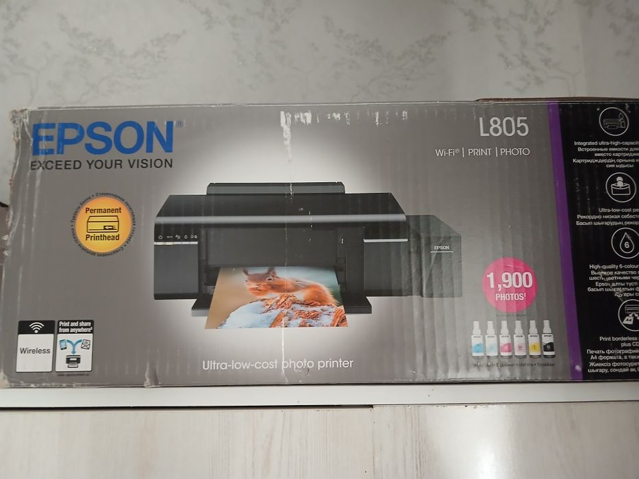 EPSON L805 цветное принтер