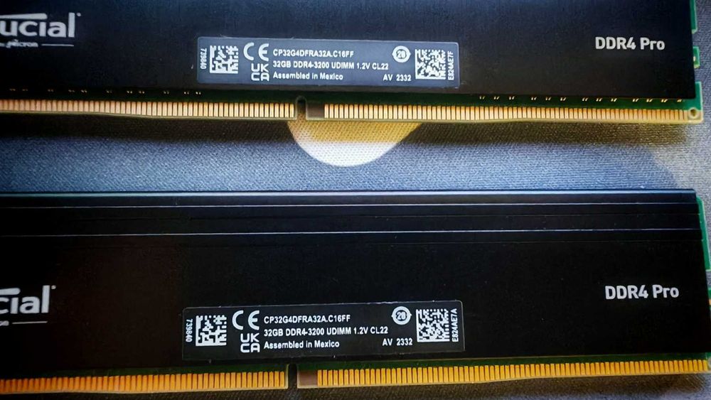 Рам памет Crucial Pro 64GB (2x32GB) DDR4 RAM 3200MHz