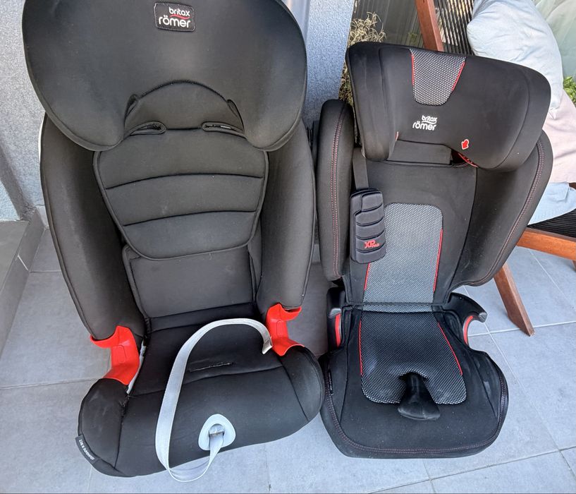 2 броя Britax Römer ADVANSAFIX III SICT и Britax Römer XP SICT с XP Pad( 1/2/3, 9–36 кг) с ISOFIX