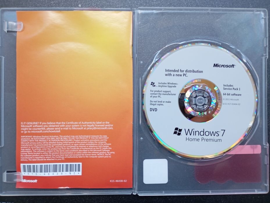 CD instalare Windows 7 Home Premium Microsoft original