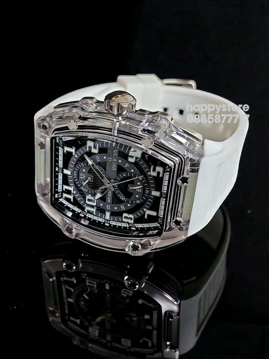 INVICTA Cyclone white/silver 49 mm, Инвикта нов ръчен часовник