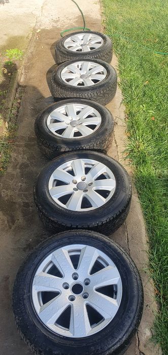 Джанти с нови зимни гуми за ауди 5×12  пет броя
