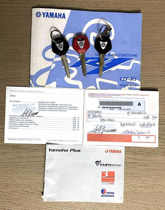 Vand Yamaha YZF 1000 R1 2008