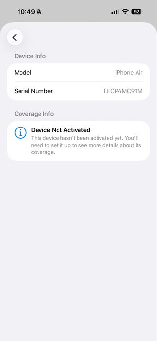 Нов!ЛИЗИНГ*30€/м iPhone Air 17 Sky blue айфон еър айр