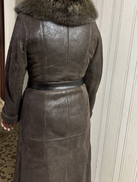 Кожанная дубленка