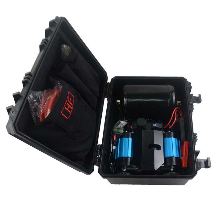 Compresor HF cu doua motoare 12V pentru diferentiali blocabili