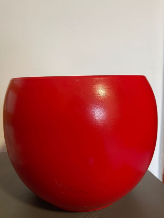 Ghiveci mare ceramic rosu pentru plante interiorP
