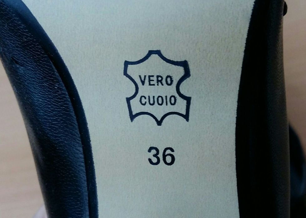 Туфли модельные из натуральной кожи