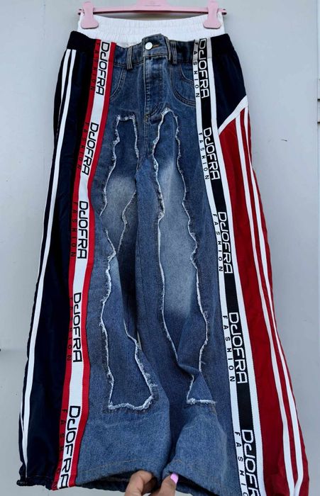 Djofra уникални дамски дънки бойфренд М/Л размер