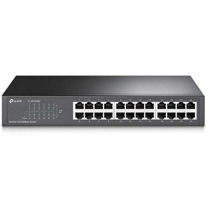 24-портовый Tp-link TL-SF1024D  коммутатор 10/100 Мбит