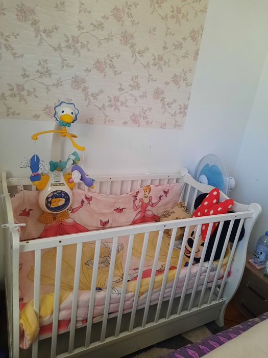 Pat bebeluși + accesorii multe