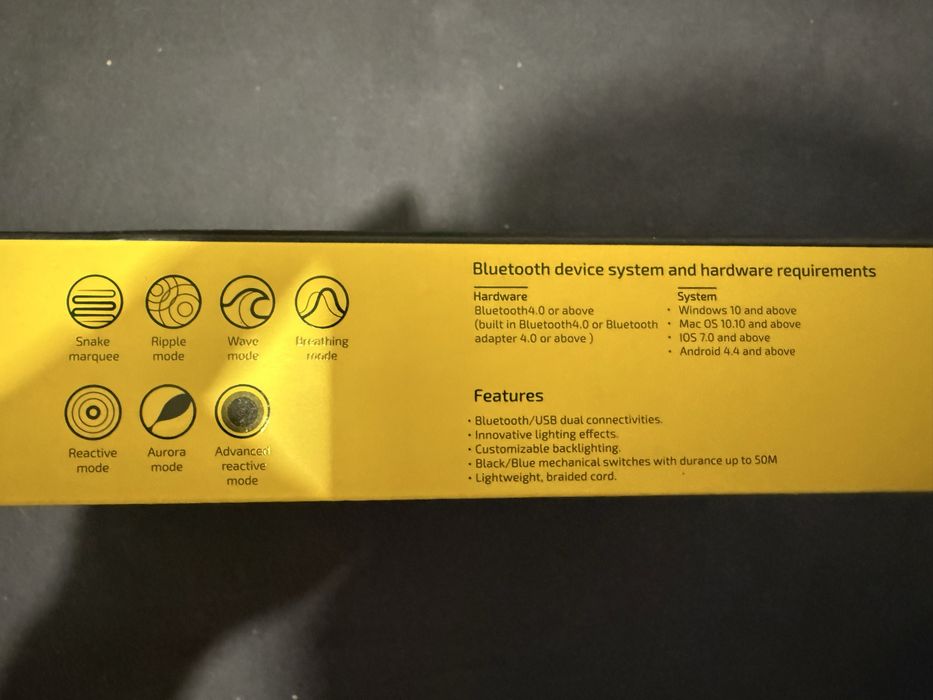 Механична Bluetooth Клавиатура Drevo Calibur Френска Подредба