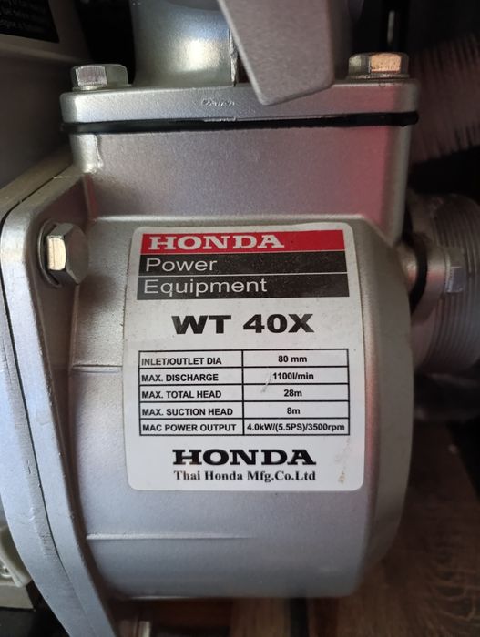 Motopompa VT40X și generator ECMT 7000 noi